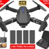 2024 New RC Drone With 4K HD Dual Camera WiFi FPV Foldable Quadcopter +4 Battery - Image 22